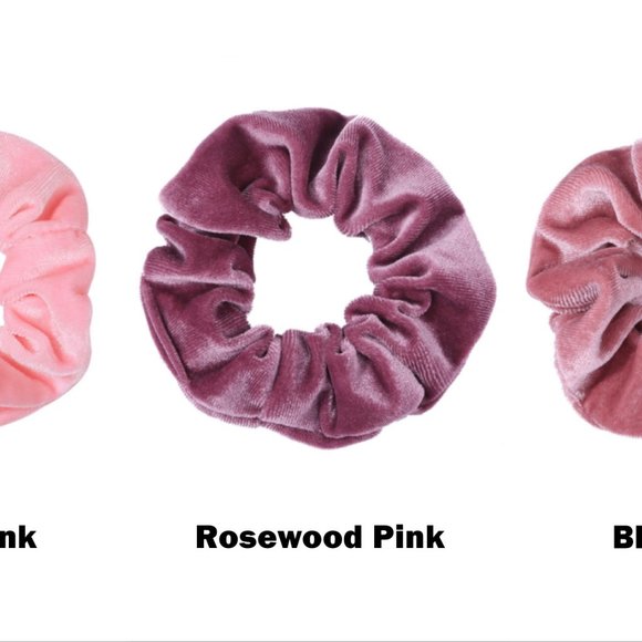 Set of 15 Velvet Scrunchies Soft - Picture 5 of 5